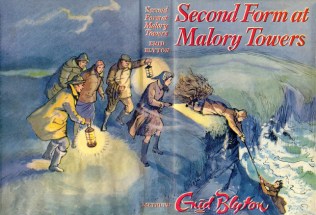 Second Form at Malory Towers dust jacket 1957 reprint by Lilian Buchanan