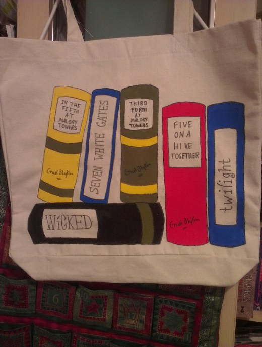 My Wonderful Fiona Crafted Book bag!