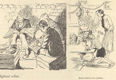 Images from "The Six bad Boys" illustrated by Mary Gernat