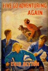 Cover from "Five Go Adventuring Again" illustrated by Eileen Soper