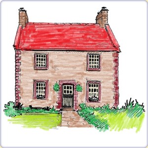 Sort of what the cover looked like. Much more skilled drawing by Chris Mosley, coloured by me.