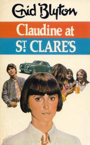 Dragon paperback of "Claudine at St Clare's", cover by Michael Johnson