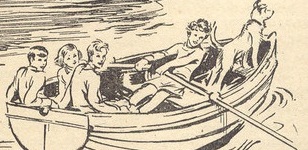 Dick, Anne, Julian, George and Timmy, The Famous Five, by Eileen Soper