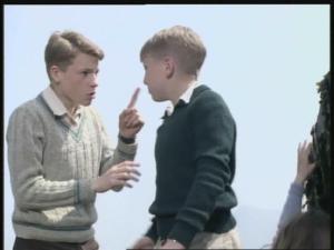 Julian (Marco Williamson) and Dick (Paul Child) having some brotherly banter. A large part of this relationship makes the series so enjoyable!