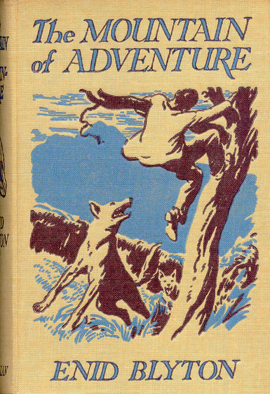 The book that started the love affair: Mountain of Adventure, Illustrated boards by Stuart Tresillian.