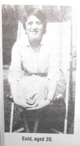 One of the less commonly seen pictures of Enid.