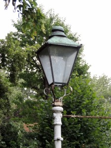 The Funny Old Lamppost in the Entrance Garden by Stephanie Woods