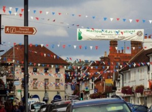 Marlow under Bunting by Stephanie Woods