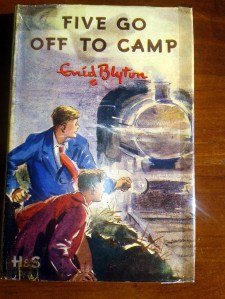 Five go off to Camp in its dustjacket. 