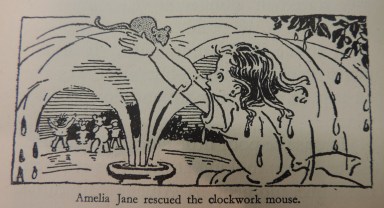 Amelia Jane rescuing the clockwork mouse 