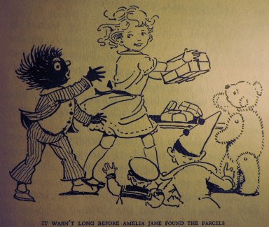 Amelia Jane goes to post the parcels