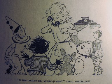 Amelia Jane on the telephone