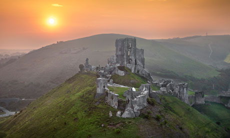 Corfe Castle, Dorset. Source Uknown