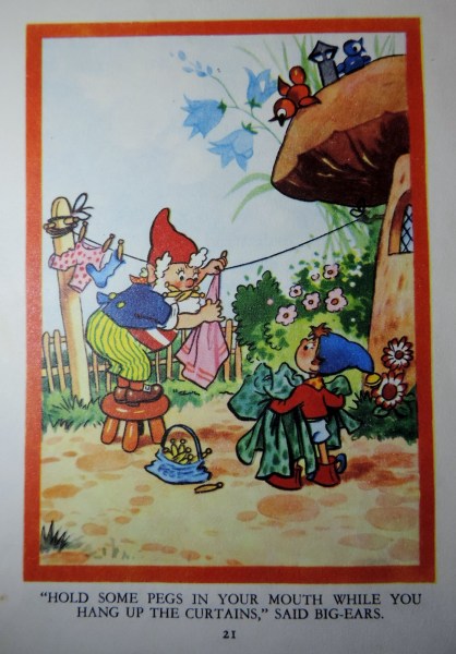 Noddy and the washing