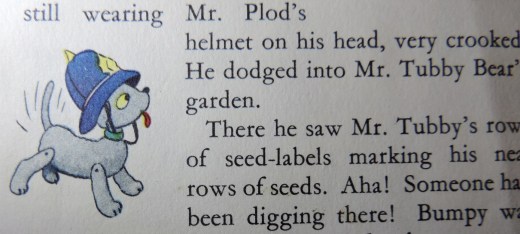 The bumpy dog is naughty