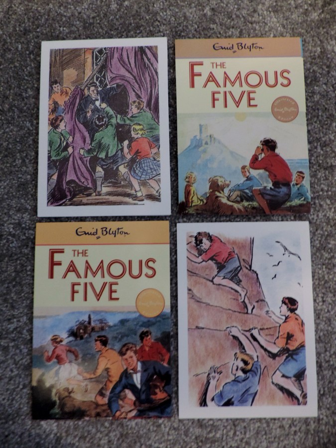 famous five postcards