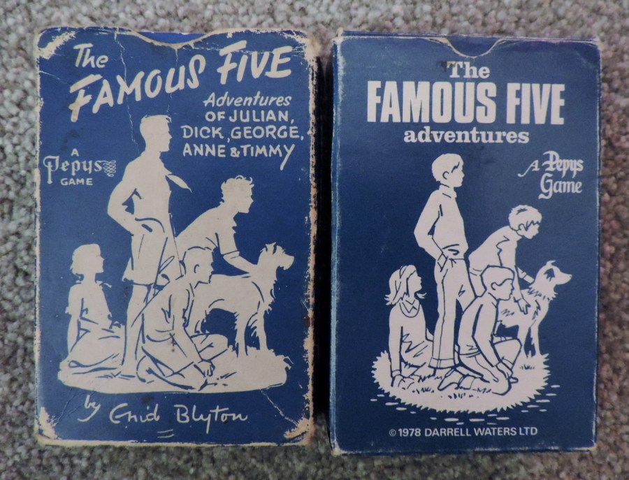 famous five pepys card game