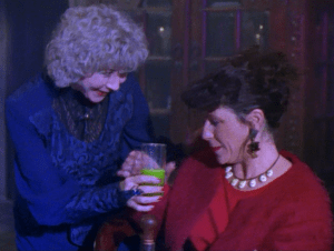 Here, have some lovely green juice.