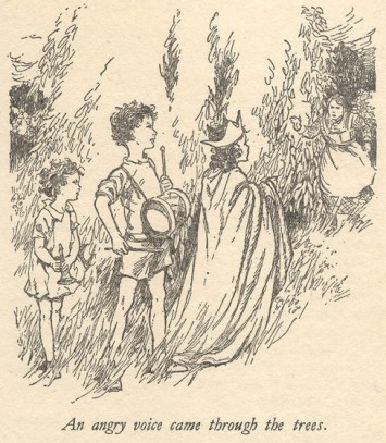 Bridget giving them a scolding