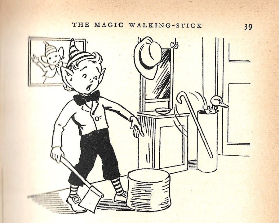 the magic walking stick chimney corner stories